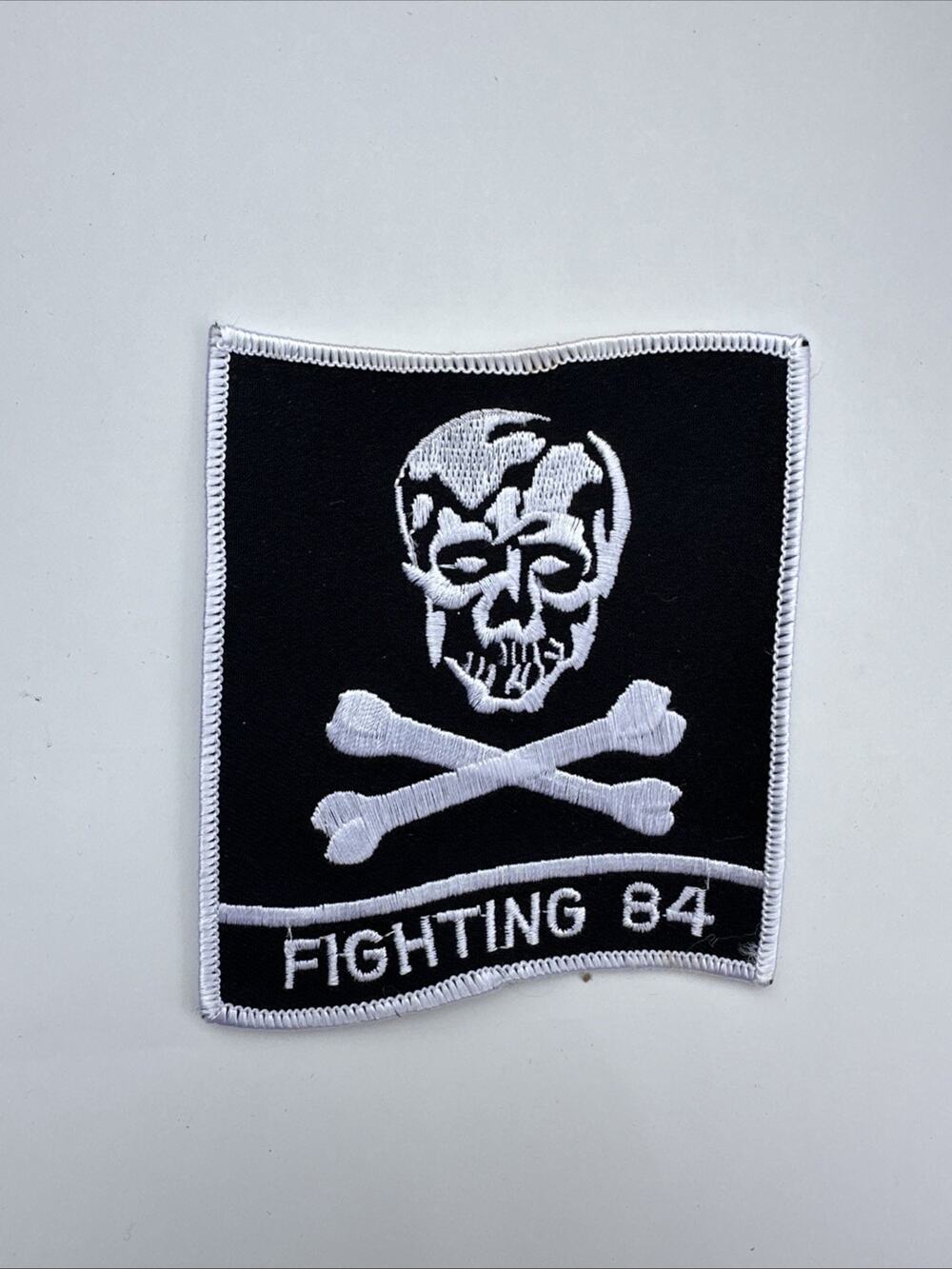 VF-84 Jolly Rogers Squadron Patch – Hook and Loop, Embroidered, 4", Navy Patch